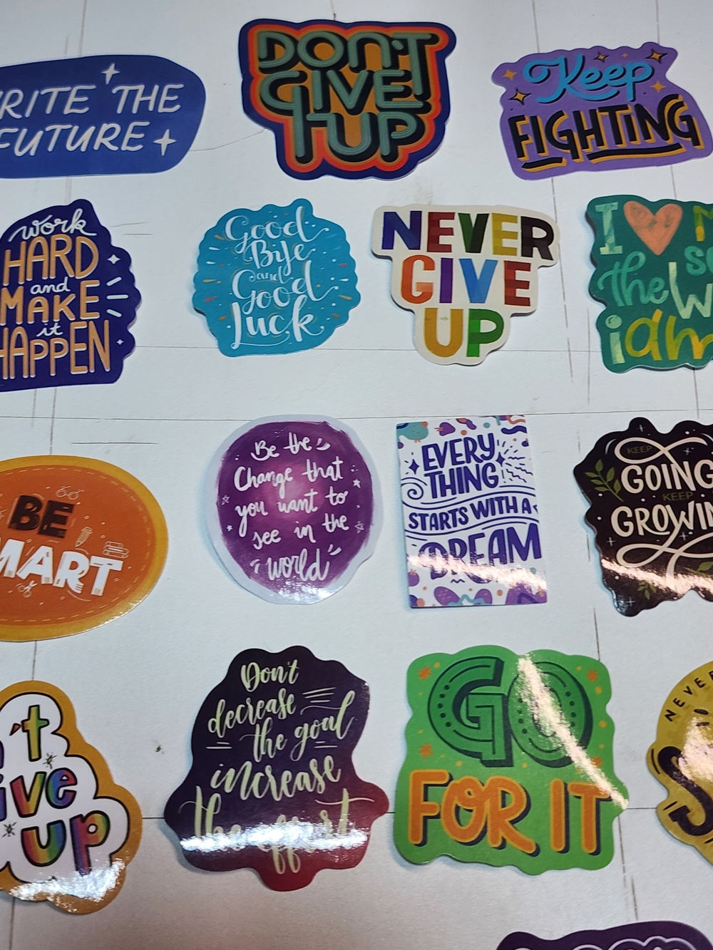 50 Inspirational Quote Sticker Assortment - Picture 8 of 9